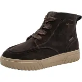 Tamaris Botines con cordones marrón oscuro