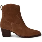 Ralph Lauren para mujer. 802974389002 Botines de ante Harpher marrón (37), Piel, 3 a 5cm, Ninguno, Casual, outlet
