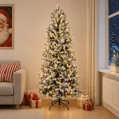 Syfax Árbol de Navidad artificial con ramas articuladas 210 cm