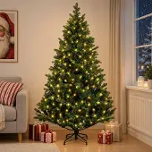 Syfax Árbol de Navidad artificial con ramas articuladas 210 cm