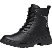 Geox Botas 'J CASEY ' negro / plata