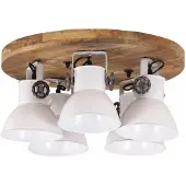 vidaXL Lámpara de techo, 25 W, blanca, 50x50x25 cm, casquillo E27