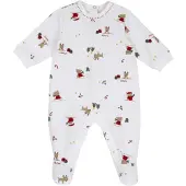 Chicco Pijama entero/body beige oscuro / jade / rojo / blanco