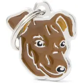 My Family Placa De Identificación Para Pinscher