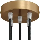 Creative Cables Kit Rosetón Cilíndrico De Metal Krm575fots