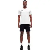 Adidas Pantalón deportivo 'Essentials 3-Stripes French Terry' negro / blanco