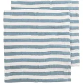 Meyco Baby Muselina Fat Stripe 70x70 Cm 2 Unidades