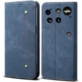 Lux-Case Funda flip para Jeans Nothing Phone (3) - Azul
