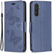 Lux-Case Funda abatible Butterfly Samsung Galaxy A24 4G - Azul