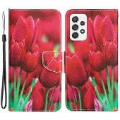 Lux-Case Funda abatible Wonderland Samsung Galaxy A33 5G - Tulipán