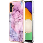 Lux-Case Funda mármol Samsung Galaxy A34 5G - Rosa