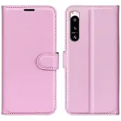 Lux-Case Funda abatible clásica Sony Xperia 5 IV - Rosa