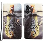 Lux-Case Funda abatible Wonderland Samsung Galaxy A24 4G - Tigre