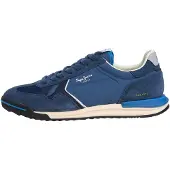 Pepe Jeans para hombre. PMS600027 Zapatillas Marvin Match marino (40), Tela, Plano, Cordones, Casual, Deportivo, outlet 2026.