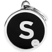 My Family Placa Para Mascotas Letter S