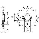 Sifam Piñón Delantero 12024cz12