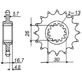Sifam Piñón Delantero 12501cz15
