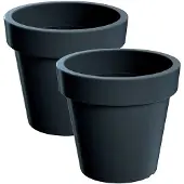 Wellhome Maceta De Plástico Elevada 29.3x27.1 Cm 2 Unidades