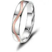 MARRYA Anillo 'SI-28 Ehering aus Silber' oro rosa