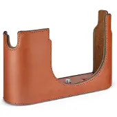 Leica 19652 Halfcase Q3, cuero, coñac