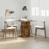 Merkloos Mesa Eettafel, roble, 80x80 cm