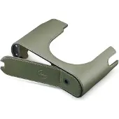 Leica 19653 Halfcase Q3, cuero, verde oliva