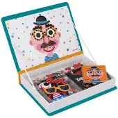 Janod Juguete Educativo Boy´s Crazy Faces Magneti´book