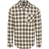 No-excess Camisa Cuadros Beige talla
