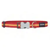 Red Dingo Collar Para Perro Style Spanish Flag