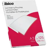 Ibico Fundas De Laminación Gloss A3 125 Mic 100 Unidades