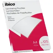 Ibico fundas plastificadoras A4 2x125 micras (100 unidades)