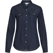 Vila Vibista Bolsillos Camisa Vaquera