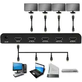 Qoltec Divisor Hdmi 4x
