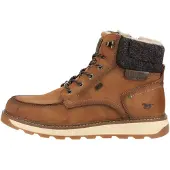Mustang Botas con cordones 'Elio' cognac / antracita