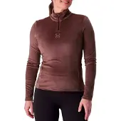 Spyder - Forros polares mujer - Shimmer Bug 1/2 Zip W Mocha - Talla L - Marrón