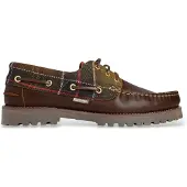 Barbour para hombre. MFO0795 Náuticos de Piel Deck marrón (44), Plano, Cordones, Casual, outlet 2026.