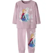Name it Pijama 'NMFNESSI FROZEN' azul pastel / malva / rojo vino / plata