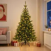 Syfax Árbol de Navidad artificial con ramas articuladas 240 cm