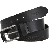 Pepe Jeans para hombre. PM021061 Cinturón Marcus negro (95 cm), Casual, Piel, outlet 2026.