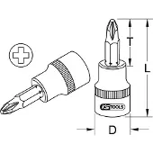 Ks Tools , llave de vaso PH1, modelo 918.3868
