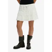 Superdry Minifalda Cheesecloth Tiered