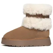 Gooce Botas 'MARA' crema / marrón
