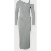 HUGO Vestido 'Nalatina' gris / negro