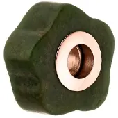 Purelei Colgante 'Jade Flower' oro rosa / verde