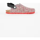 Bayton Zapatos abiertos 'Noma' gris moteado / rojo