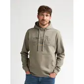 Petrol Industries Sudadera caqui / naranja