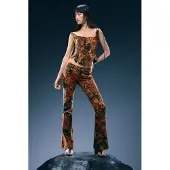 Desigual Vaquero azul oscuro / naranja / langosta