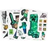 Paladone Paquete De Vinilo De Vidrio Minecraft 21x15 Cm