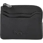 Pepe Jeans para hombre. PM070327 Monedero de Piel Riley negro (OSFA), Casual, outlet 2026.