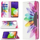 Lux-Case Funda abatible Wonderland Samsung Galaxy A22 4G - Girasol